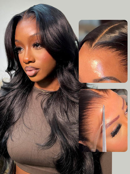 Flawless M- shaped Hairline Body Wave Wig 13x6 PartingMax HD Lace Front Wig