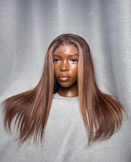 HD 6x6 closure sandy straight frontal unit