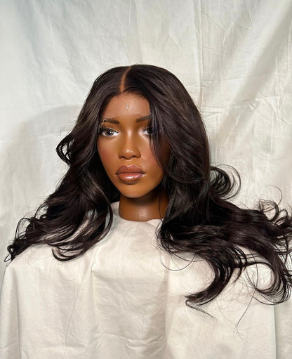 HD 5x5 closure wavy frontal