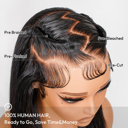 Glueless Straight 13x6 Super Invisible LY Lace Front Wig