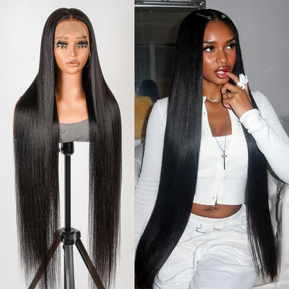 HD Lace Super Natural Hairline 28-40inch Silky Straight 13x6 Frontal Lace Wig