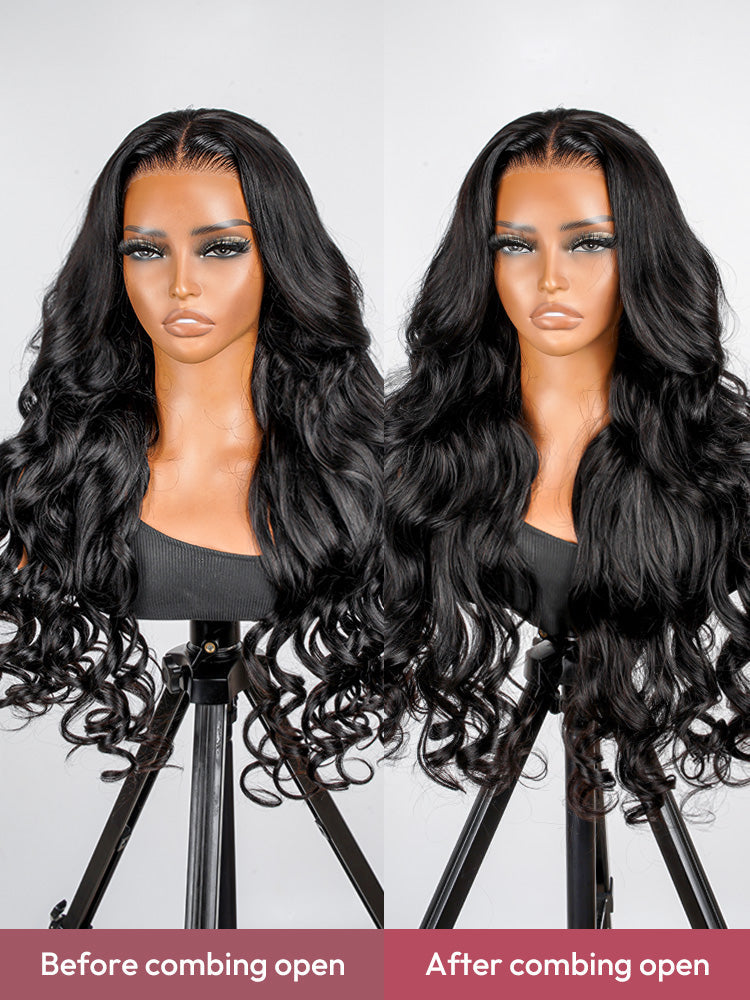 Glueless Ocean Wave Wig 13x4 Lace Frontal Pre-plucked&bleached