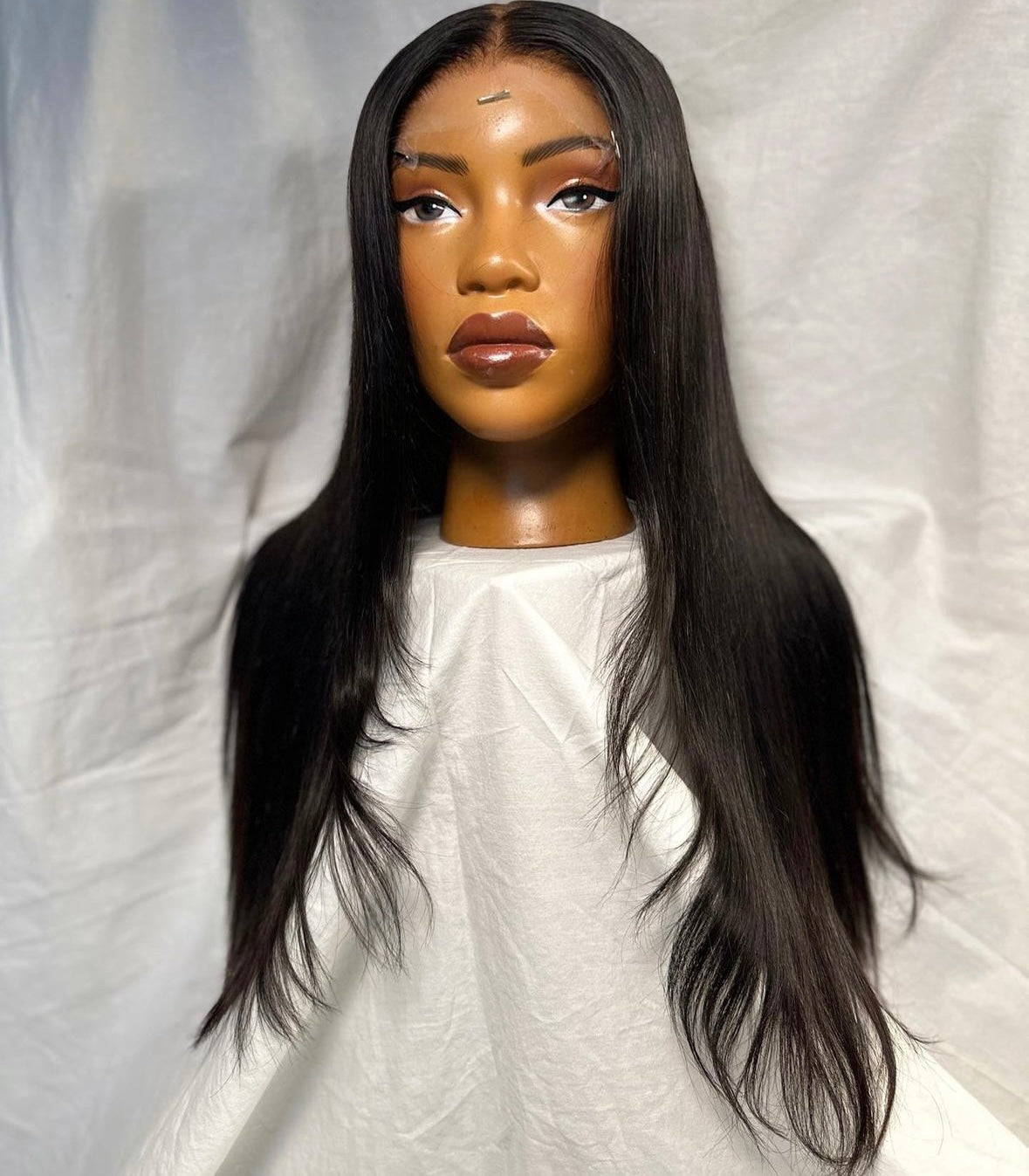 HD 5x5 closure black straight bob