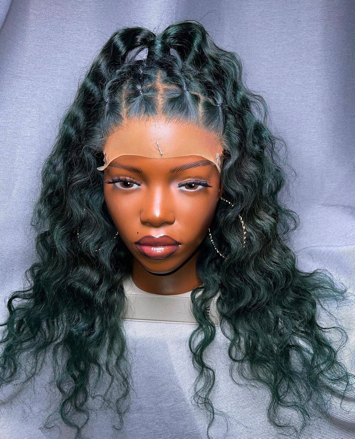 HD 7x7 closure Cashianna deep wave frontal unit