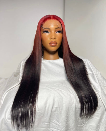 HD 5x5 closure highlight straight frontal