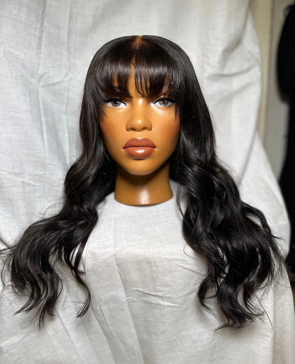 HD 5x5 closure fringe bodywave frontal
