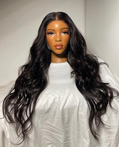 HD 5x5 closure black bodywave frontal