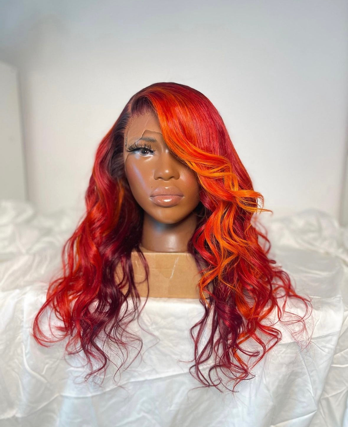 HD 13x4 fire highlight wavey frontal unit