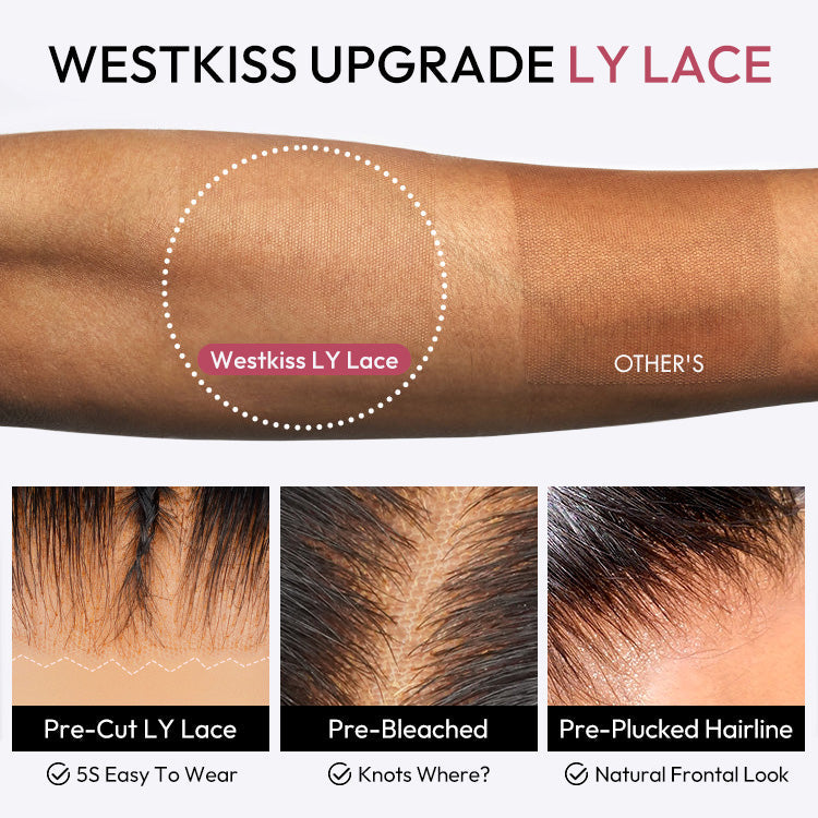 Glueless Straight 13x6 Super Invisible LY Lace Front Wig