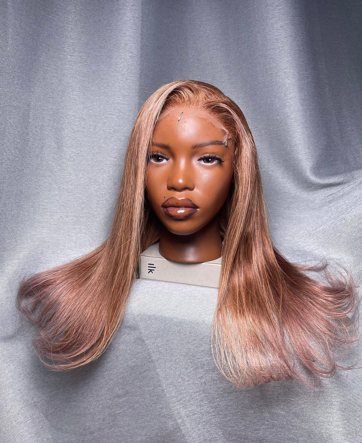 HD 6x6 closure honey blonde highlight straight frontal unit