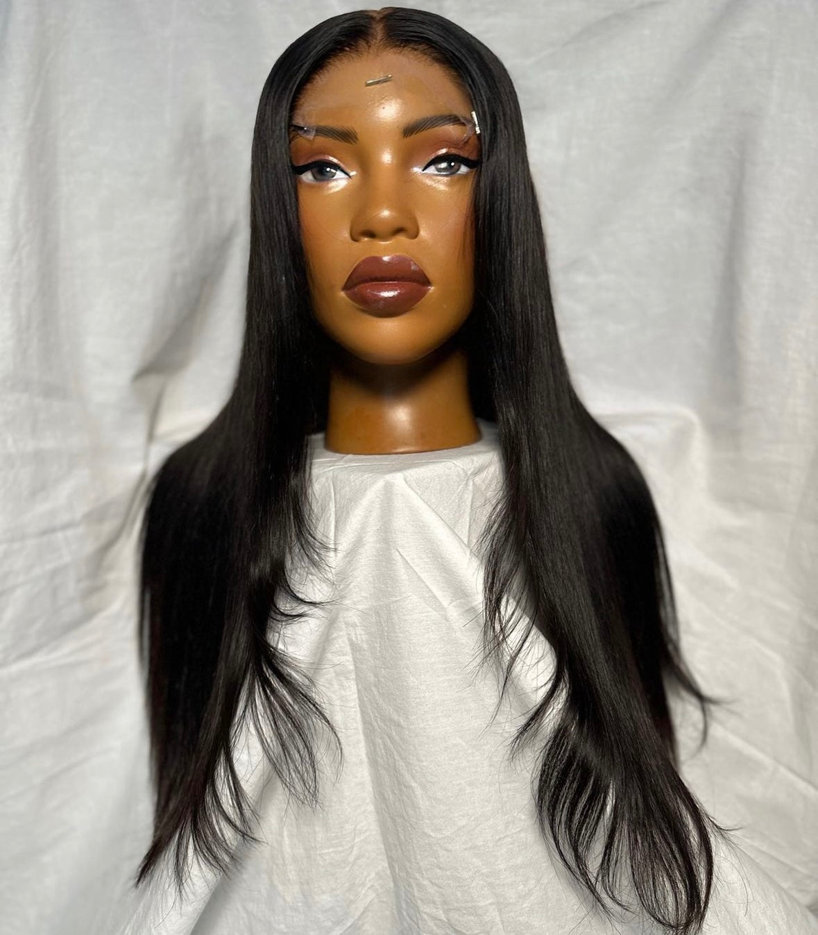 HD 5x5 closure black straight bob