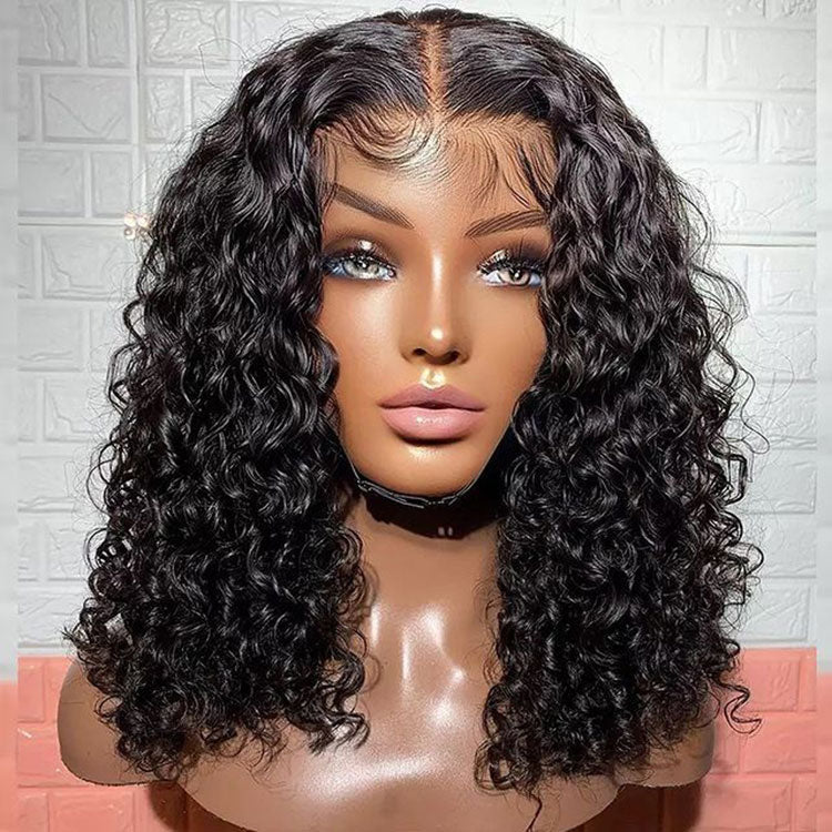 Short Water Wave Bob Wig Super Invisible LY Lace Bob Wig