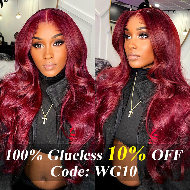 Burgundy Body Wave Lace Wig