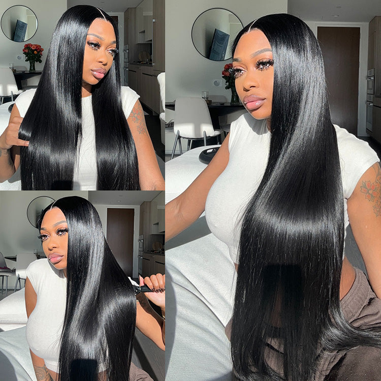 HD Lace Super Natural Hairline 28-40inch Silky Straight 13x6 Frontal Lace Wig