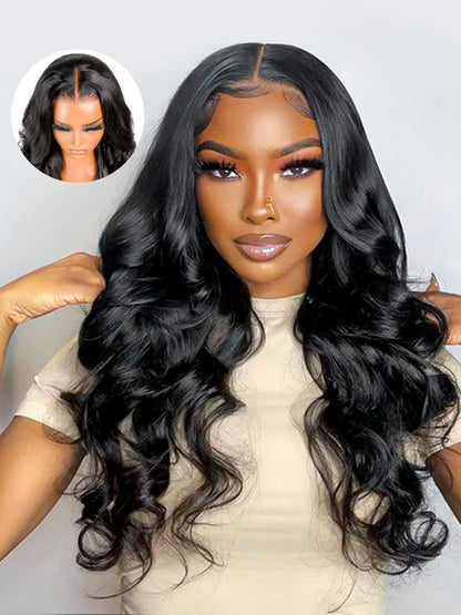 Glueless Ocean Wave Wig 13x4 Lace Frontal Pre-plucked&bleached
