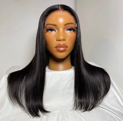 HD 6x6 closure black layered frontal