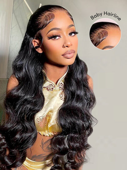 HD Wigs Lace Closure Wigs Transparent Body Wave Straight Invisible Wig