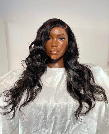 HD 13x4 black bodywave frontal unit