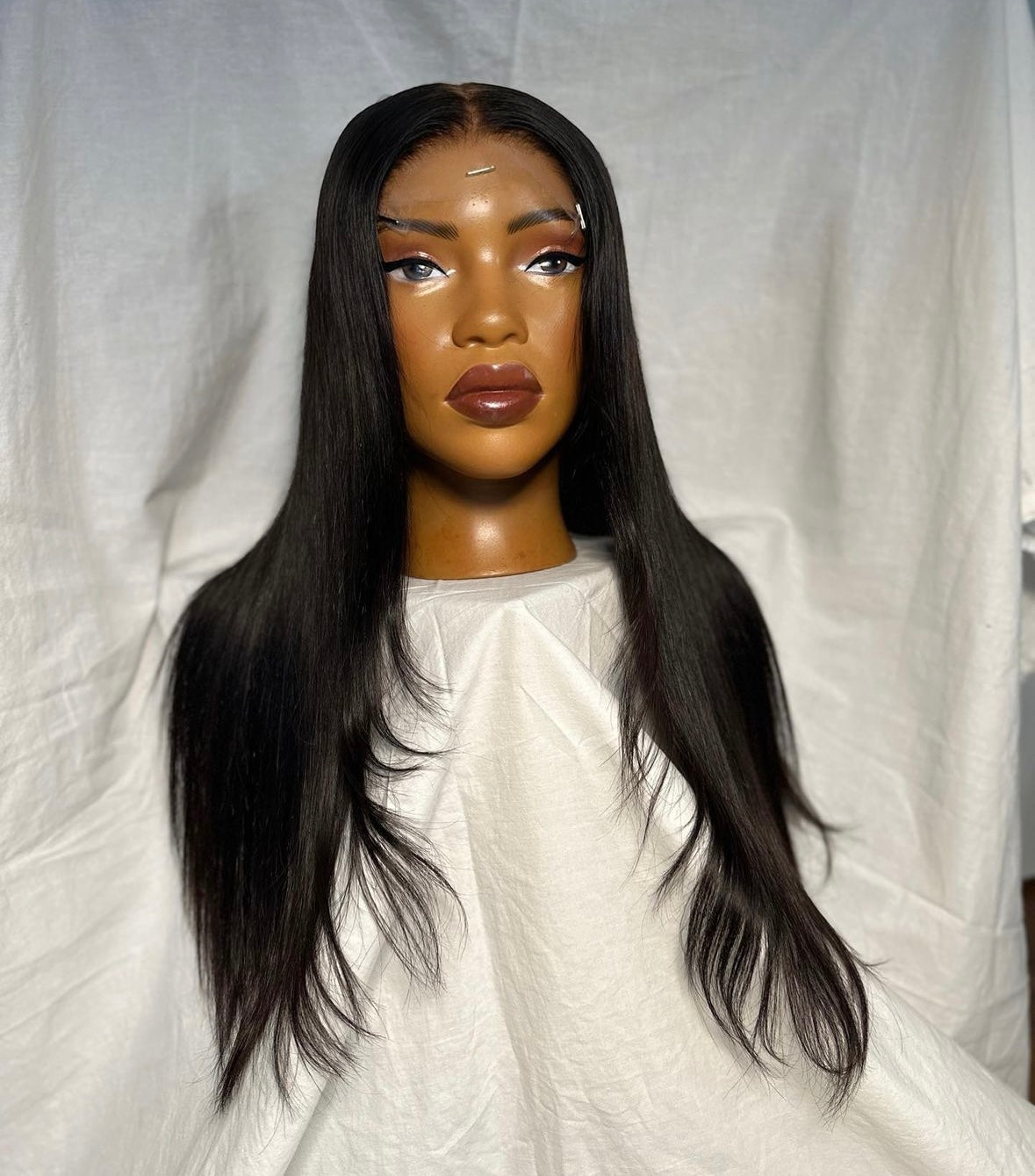 HD 5x5 closure black straight bob