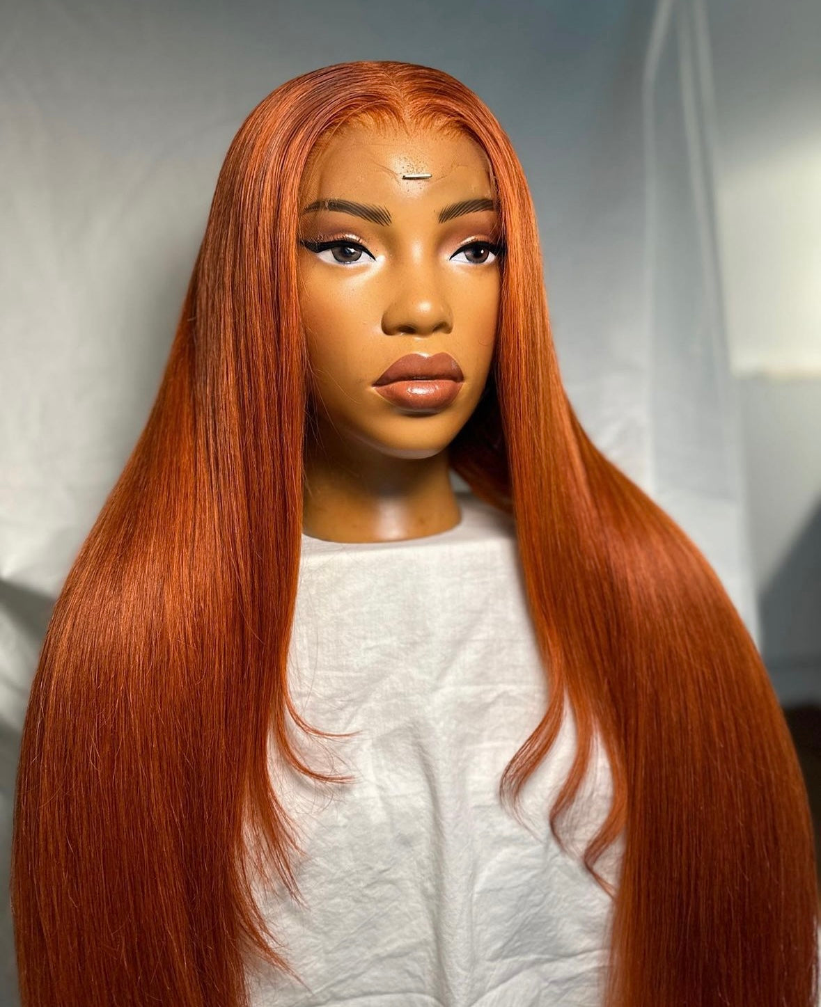 HD 13x6 Ginger straight frontal unit