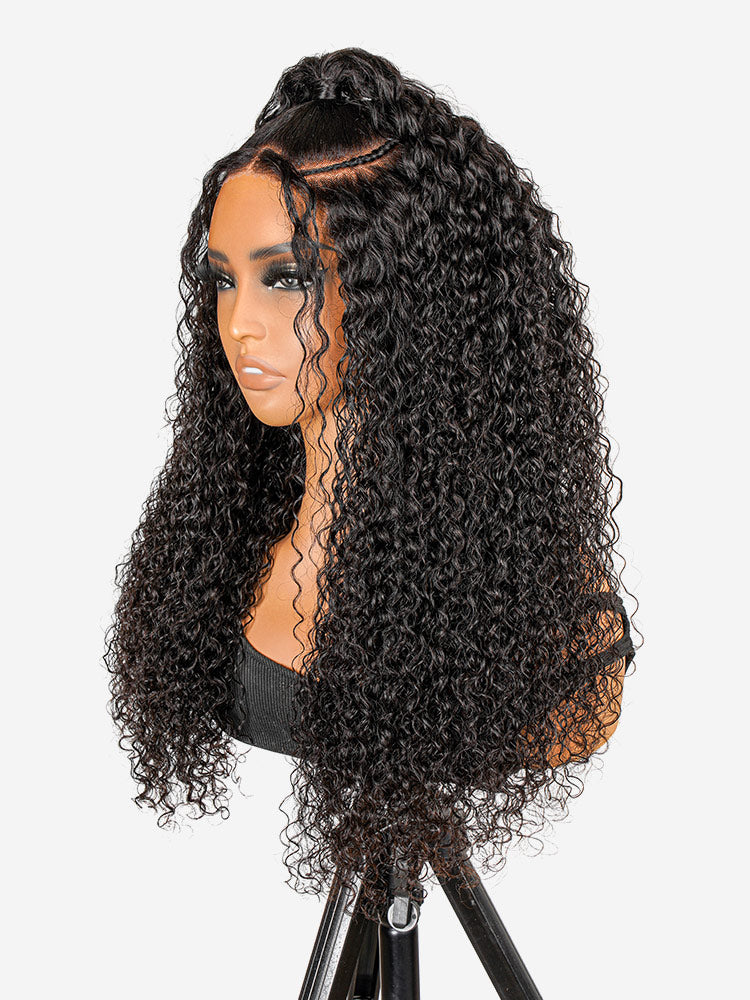Glueless Curly Stylist Wig 6x6 Deep Parting Lace Closure Wig