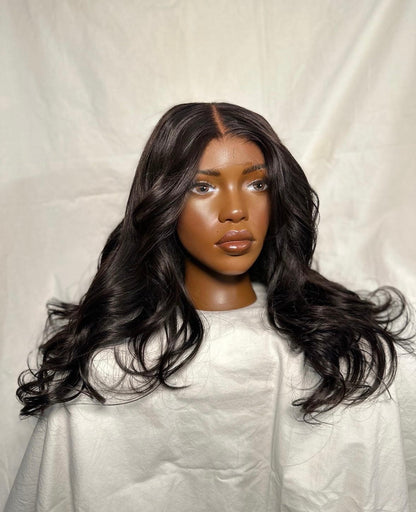 HD 5x5 closure wavy frontal