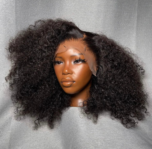 HD 13x4 natural black deep wave frontal unit