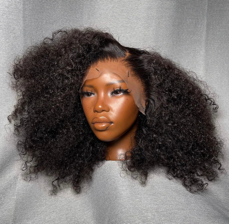 HD 13x4 natural black deep wave frontal unit