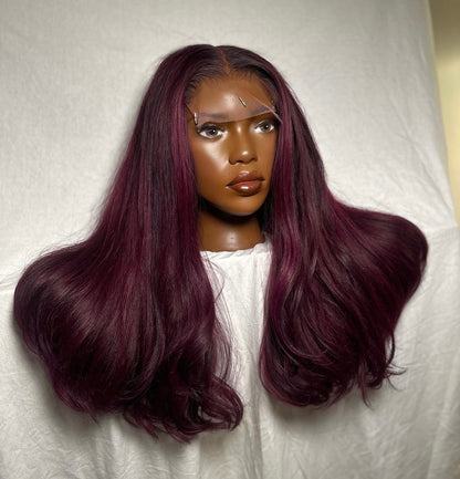 HD 5x5 closure Double drawn bodywave frontal unit