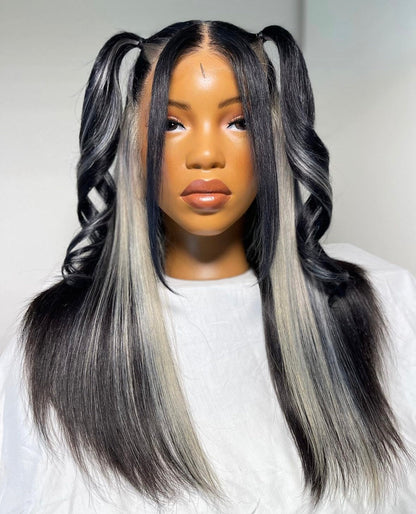 HD 13x6 skunk highlight frontal