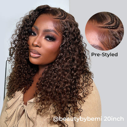 Cocoa Glueless 5*5 LY Transparent Lace Wigs