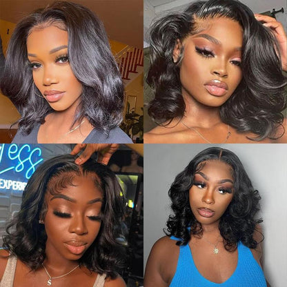 Body Wave Super Invisible LY Lace Front Bob Wig