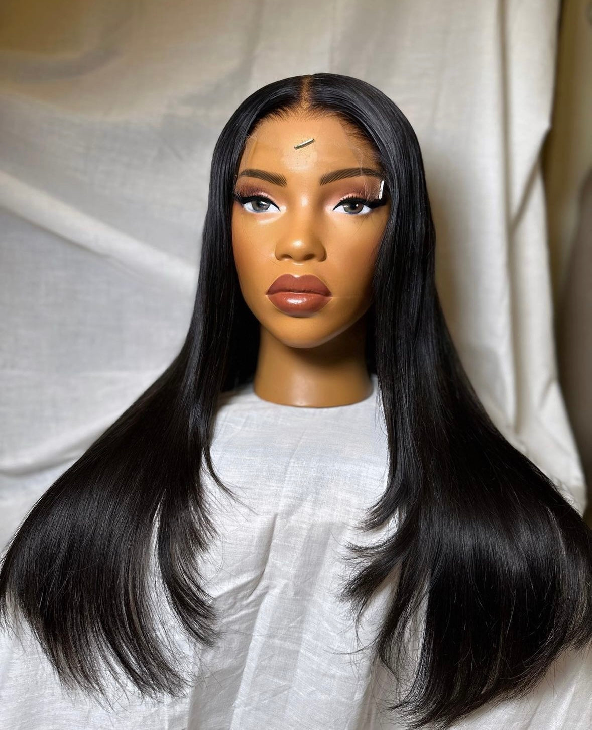 HD 6x6 closure black straight frontal