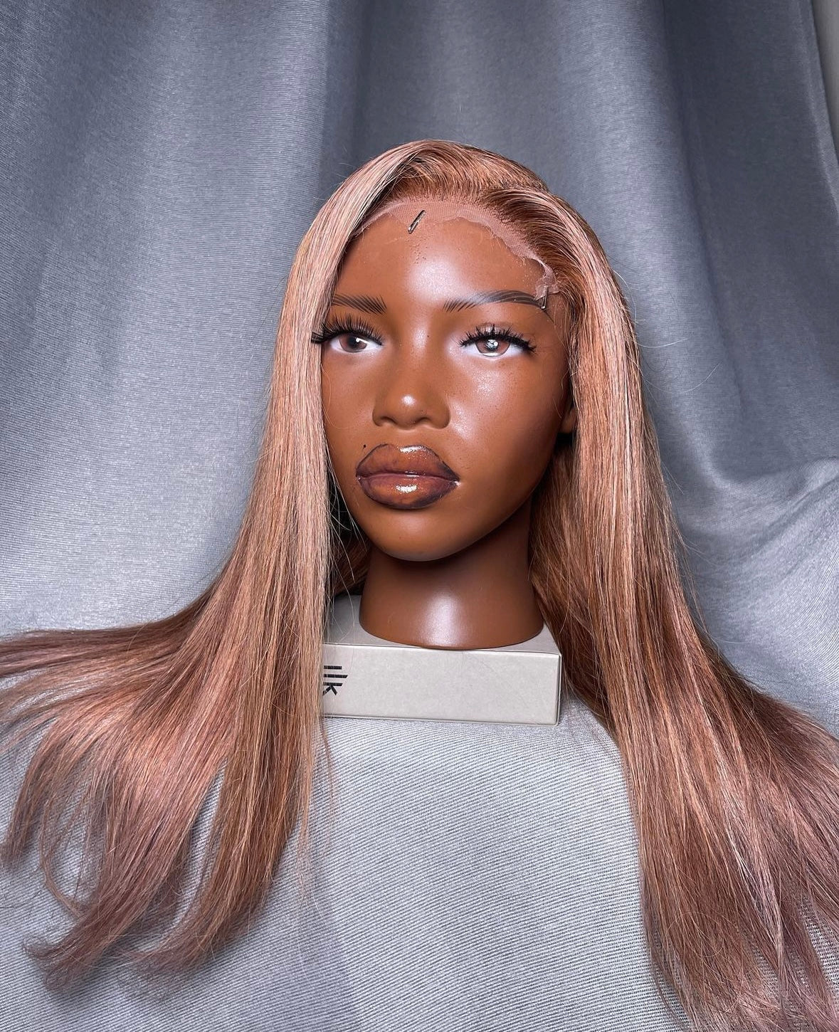 HD 6x6 closure honey blonde highlight straight frontal unit