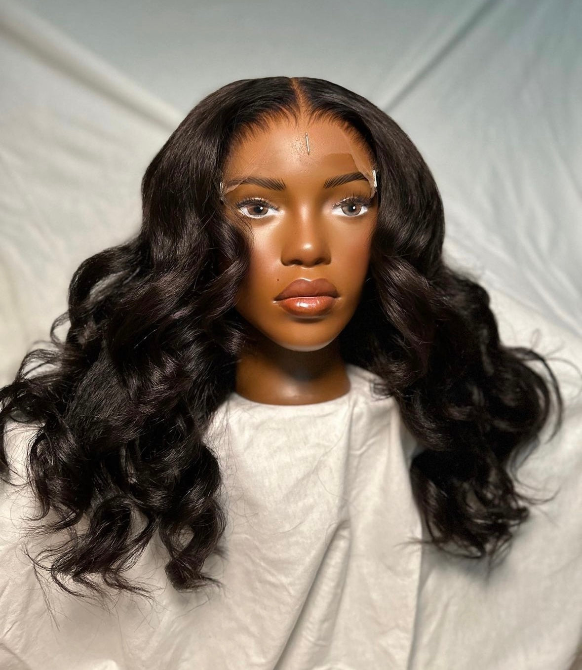 HD 6x6 closure kinky wavy frontal