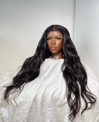 HD 5x5 closure black bodywave frontal unit