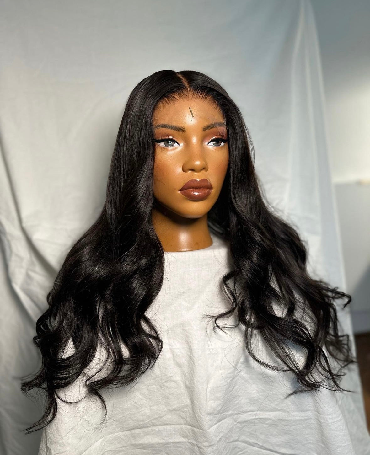HD 5x5 closure natural black bodywave frontal unit