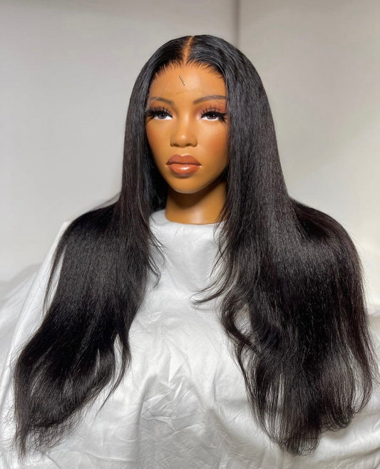 HD 6x6 layered kinky straight frontal unit