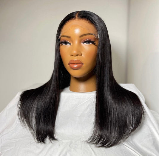 HD 6x6 closure black layered frontal