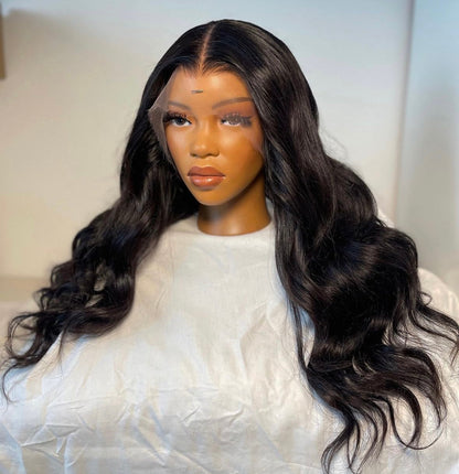 HD 13x6 black wavy frontal