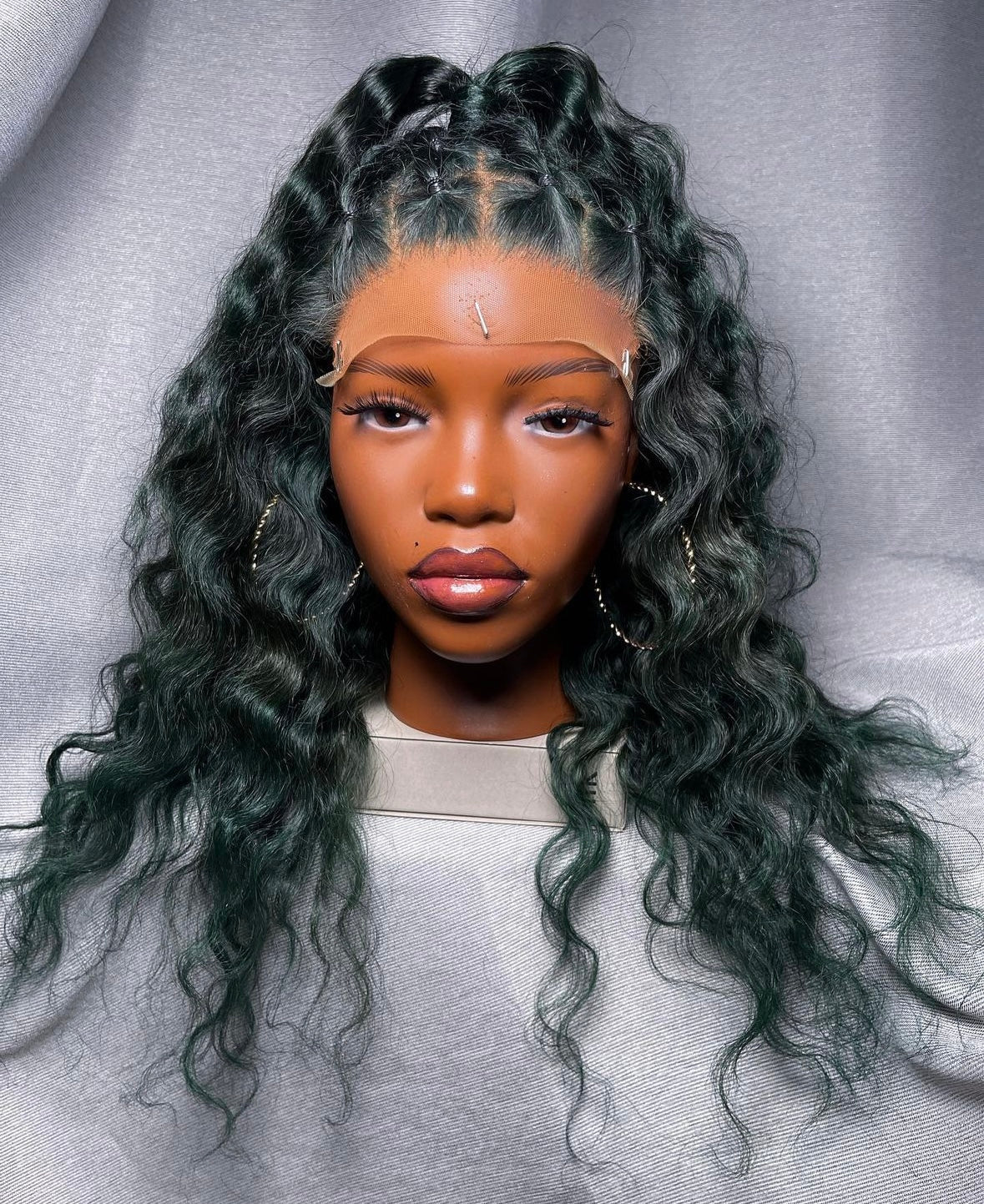 HD 7x7 closure Cashianna deep wave frontal unit