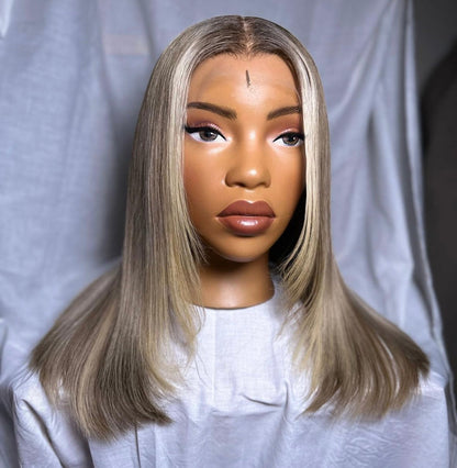 HD 13x4 blonde 613 straight frontal