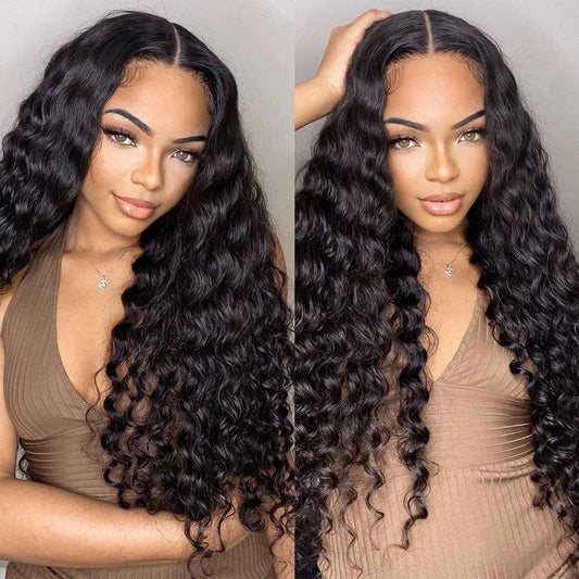 Loose Deep Wave Wigs 5*5 Closure Wigs Brazilian Lace Closure Wig