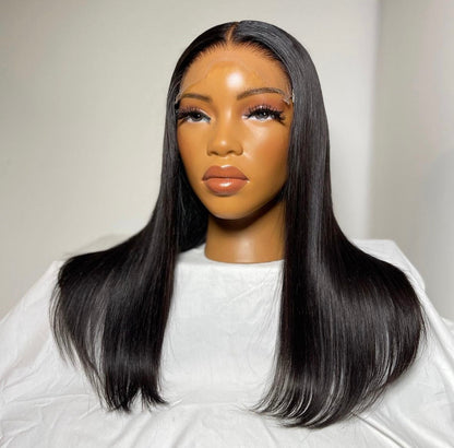 HD 6x6 closure black layered frontal