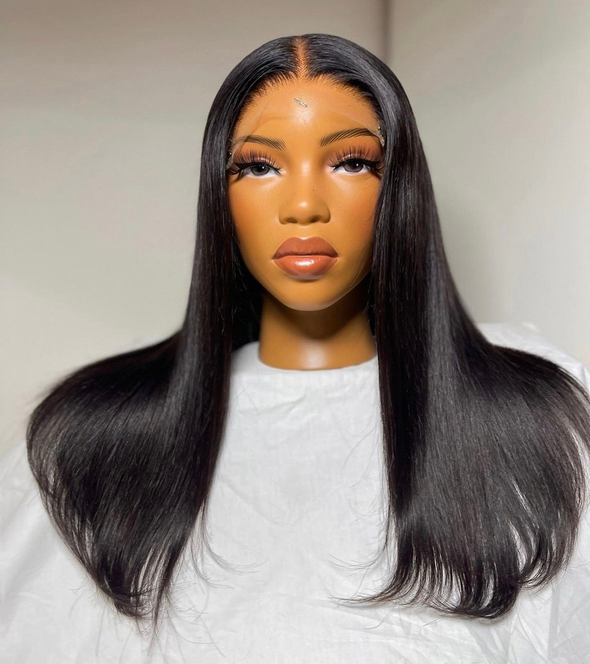 HD 6x6 closure black straight frontal