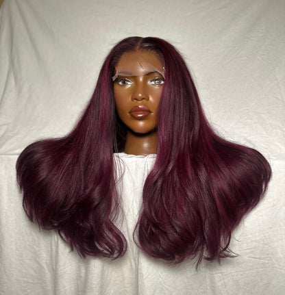 HD 5x5 closure Double drawn bodywave frontal unit