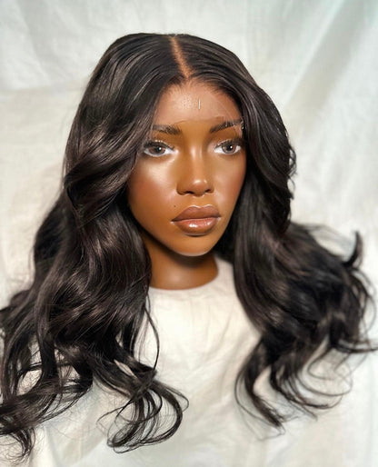 HD 5x5 closure wavy frontal