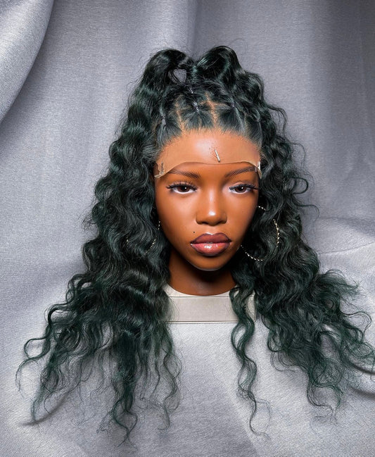 HD 7x7 closure Cashianna deep wave frontal unit