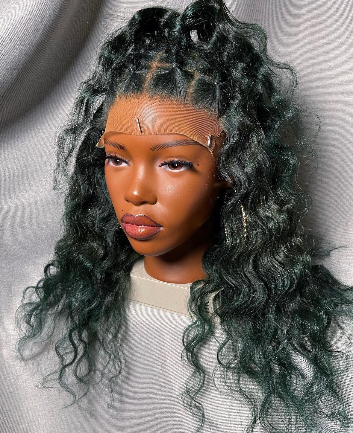 HD 7x7 closure Cashianna deep wave frontal unit