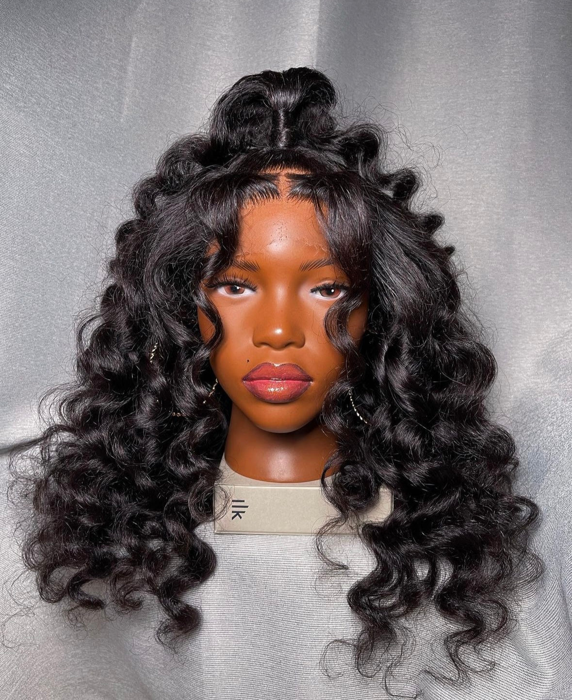 HD 5x5 closure black deep wave frontal unit